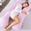 Gối hình chữ U JVSUB Cotton Hỗ trợ ngủ cho bà bầu