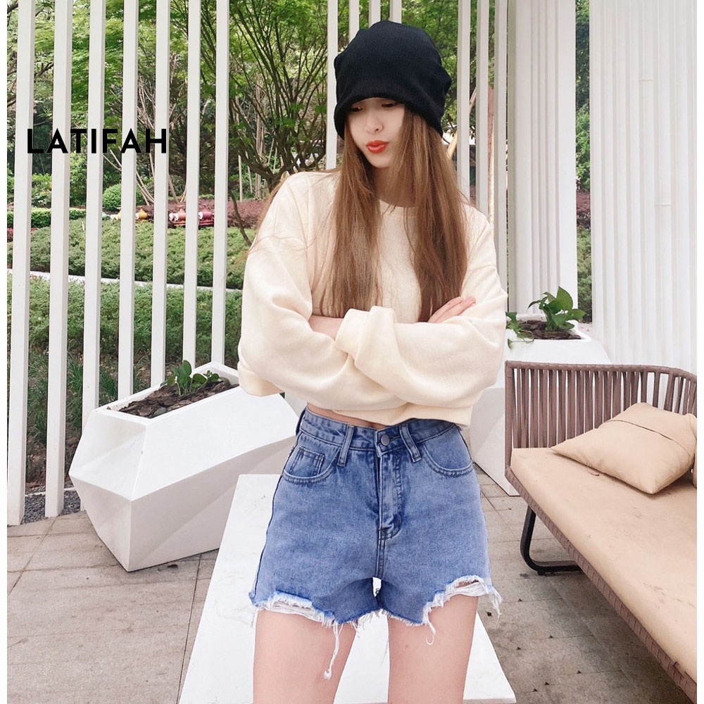 Quần short jeans nữ LATIFAH tua lai rách QS026 ulzzang phong cách hàn quốc trẻ trung năng động spe
