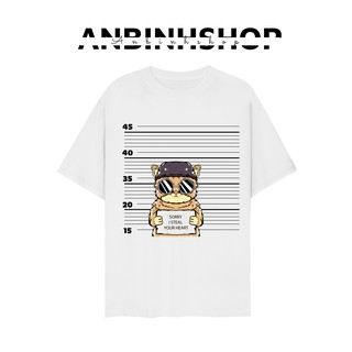 Áo Thun Nam Nữ Unisex Phông Trơn Form Đẹp Basic Tee Hình mèo tội phạm