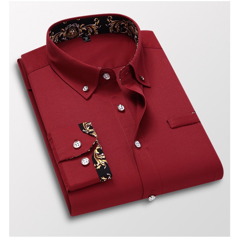 Ready stock business formal shirts in casual shirt long-sleeve vintage work shirt