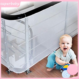 Set tấm lưới dày chắn cầu thang bảo vệ an toàn cho bé