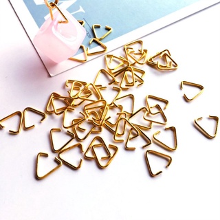 Flgo Cho Tam Giác Mở Nhảy Nhẫn 100 Chiếc Sắt Pinch Bails Mặt Dây Chuyền Móc Treo Kết Nối B
