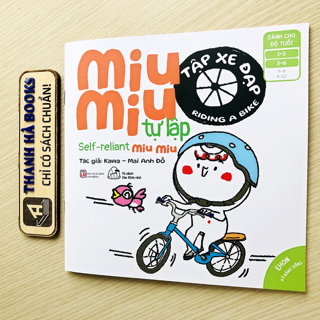Mô tả Sách - Ehon Kĩ Năng Sống - Miu Miu Tự Lập - Phần 2 - Song ngữ Việt-Anh (Dành cho bé từ 1-6 tuổi) (Lẻ tùy chọn) - 1