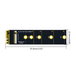 Yxa M2 cho KEY A-E sang M2 NVME Thẻ chuyển đổi NVME KEY-M Hỗ trợ mở rộng cho M 2 SSD
