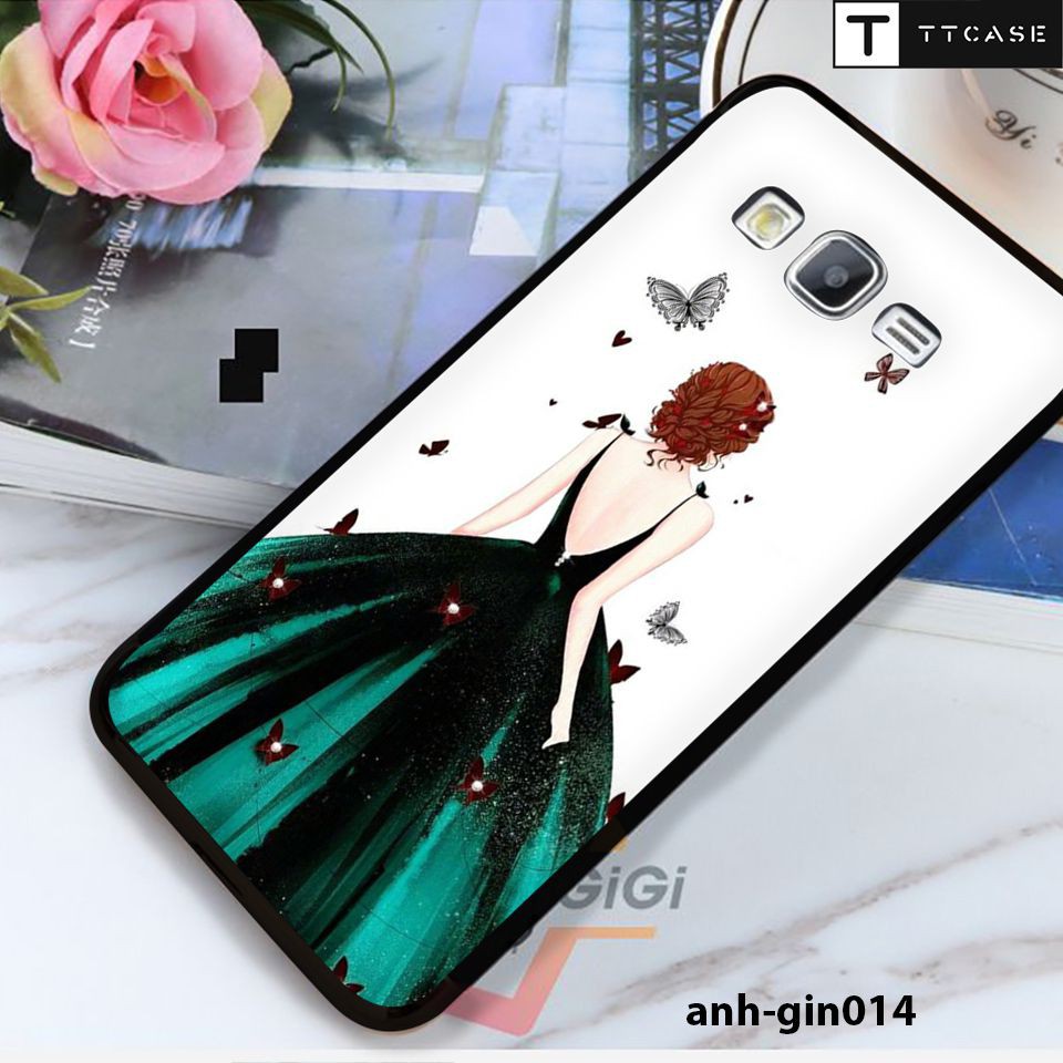 Miếng dán skin cho các dòng Samsung J2 prime, J3 2016, J5 2015, J7 2015, J1 2016 in hình phía sau một cô gái cực đẹp