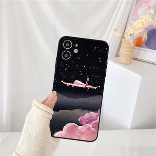 Ốp điện thoại nhựa cứng hình bầu trời lãng mạn cho iPhone 6 6s 7 8 X Plus 7Plus 11 12 13 Pro Promax XS XR XSMAX SE 2020
