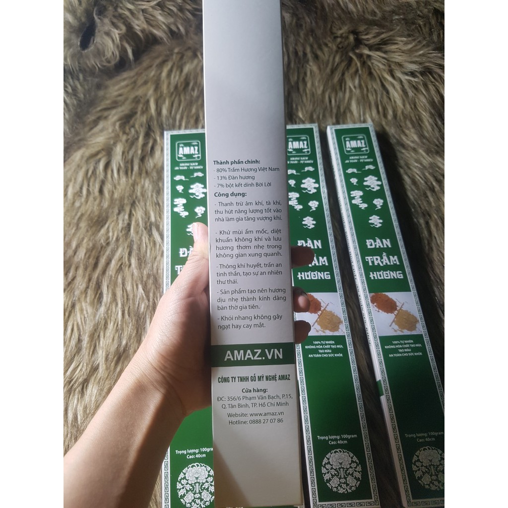 5 Hộp Nhang đàn trầm hương cao cấp