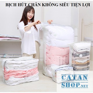 Túi Hút Chân Không Dùng Tay Ép Siêu Nhanh bảo quản quần áo, chăn màn , đơn giản, dễ sử dụng GD424-BichCK