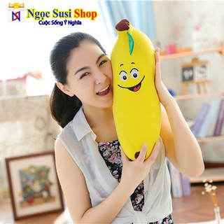 [GIÁ SẬP SÀN] Gấu bông TRÁI CHUỐI SIZE LỚN ẢNH THẬT SIZE 50CM DÀI 45CM - Thú nhồi bông đồ chơi doll toy TRÁI CHUỐI