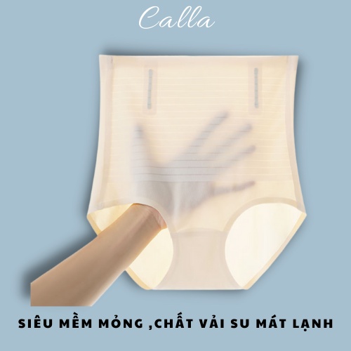 Quần lót cạp cao nâng mông thon gọn bụng CALLALADY gen nịt bụng định hình bụng thon gọn 4 thanh chống cuộn siêu mỏng mát