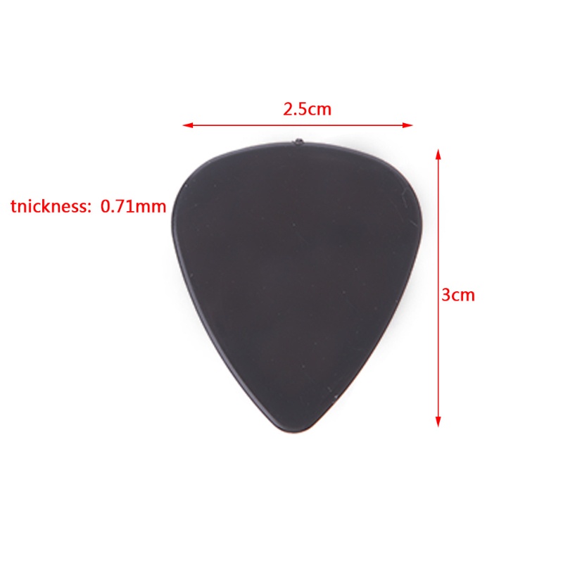 Mon 100 Chiếc Đàn Guitar Điện Acoustic Chọn 0 71 Mm Plectrums Nhạc Cụ