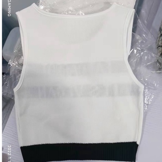 Áo tank Top Sát Nách In Chữ Thời Trang Mùa Hè