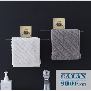 Giá dán tường Inox treo khăn giấy cuộn, Khăn Lau Bếp, giấy vệ sinh, cuộn màng bọc,.. tặng kèm miếng dán GD568-GiaIC