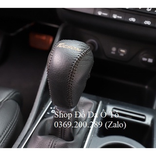 Bao da bọc cần số Hyundai Tucson số tự động ( đời 2014->2021) loại cần số số có lẫy bóp chuyển số