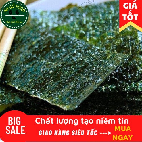 RONG BIỂN SẤY GIÒN ĂN LIỀN - RONG BIỂN CUỘN CƠM (set 6 gói) | Shopee ...