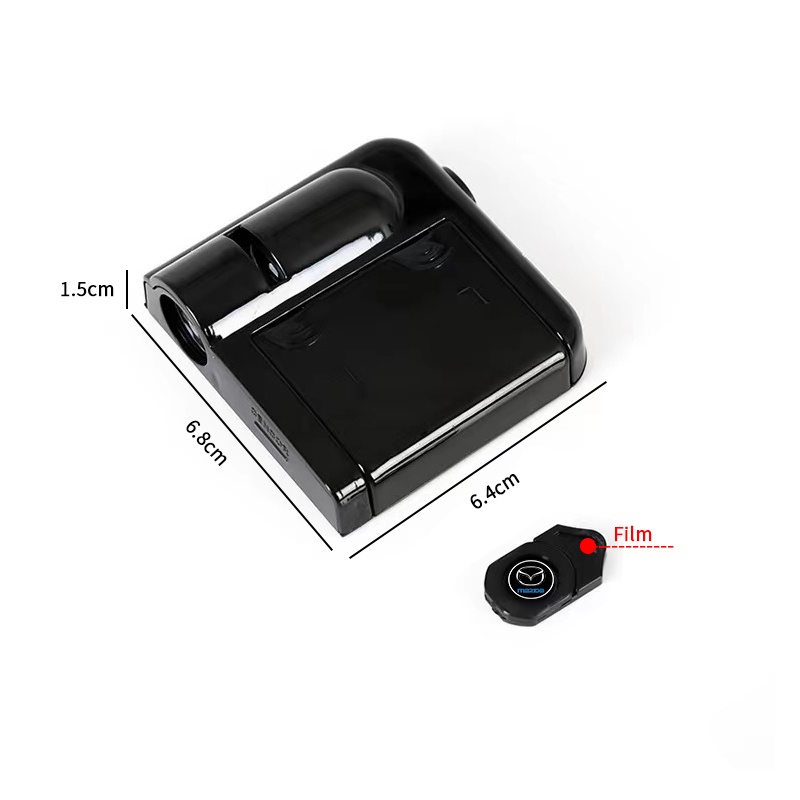 1 Đèn LED Chiếu Logo Chào Mừng Gắn Cửa Xe Hơi Mazda ATENZA Axela 5 6 323 626 RX-8 CX-6 CX-5 CX-4 MX-3 MX-5