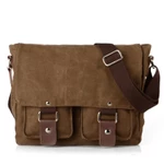 Túi đeo chéo vải bố phối da Anh Tho Leather - DC2101 — ảnh 6