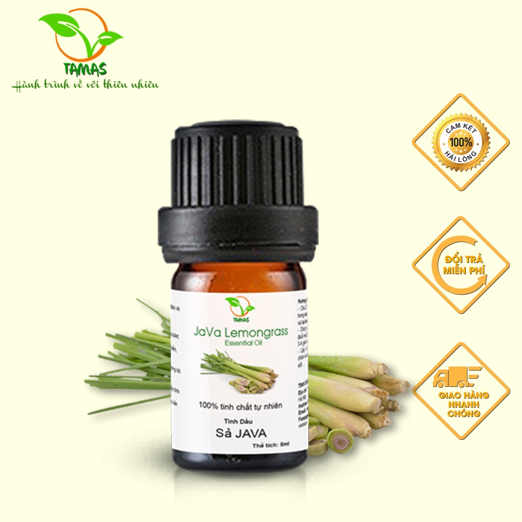 Ảnh Tinh dầu thiên nhiên nguyên chất TAMAS nhiều mùi, xông phòng thư giãn, khử mùi, đuổi côn trùng, làm sạch không khí. 3