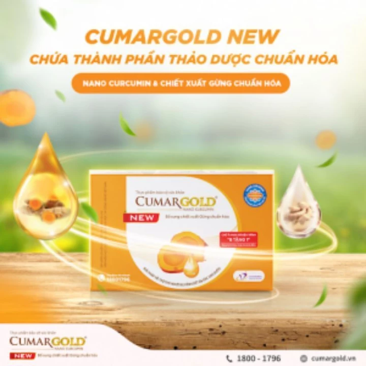 VIÊN UỐNG CUMAGOLD (HỘP 30 VIÊN) - HỖ TRỢ ĐAU DẠ DÀY