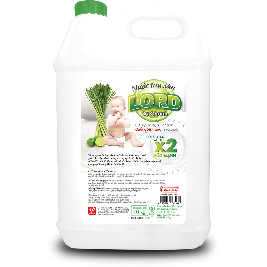 Ảnh Nước lau sàn Senny hương chanh sả 10kg 1
