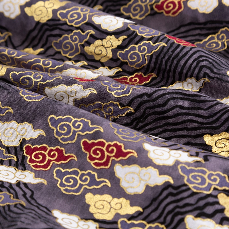 Vải cotton Kimono chần bông Vải in tuyệt đẹp để dệt may tại nhà hoặc quần áo TJ1023