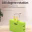 180° Bộ chuyển đổi ổ cắm xoay Tiêu chuẩn Mỹ, Bộ mở rộng dải nguồn 2500W / 10A cho khe hẹp - ABS Trắng / Hồng / Xanh (1PC)