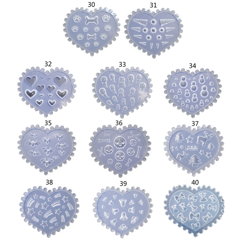 Khuôn silicone Tạo Hình Móng Tay 3d diy