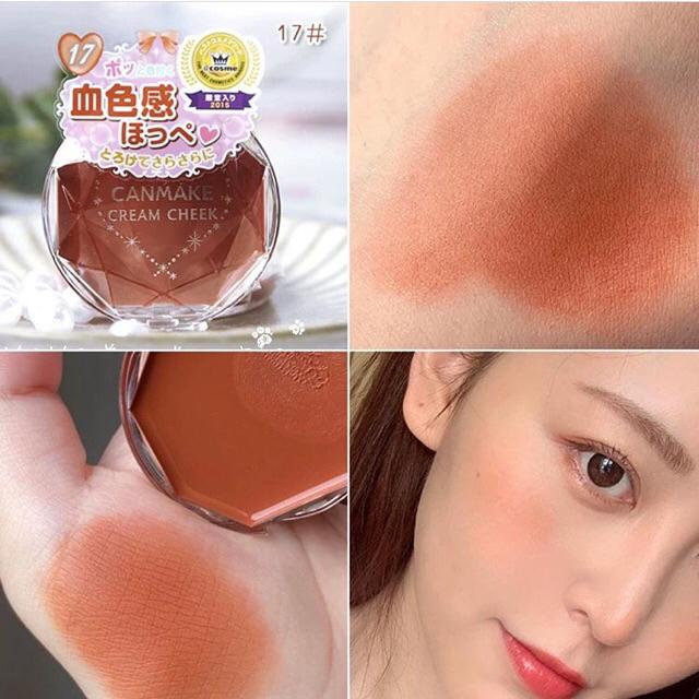 Má hồng dạng kem Canmake Cheek Cream
