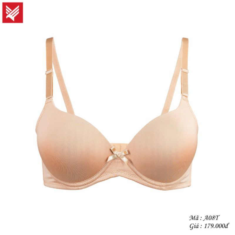 Áo ngực tàng hình thun lạnh không gọng trơn nâng ngực,đệm dày thoải mái KATIA AS08T