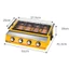 Bếp nướng thịt bbq bằng gas ETON ET-K222 4 họng đốt nhiệt độ cao, không tạt lửa