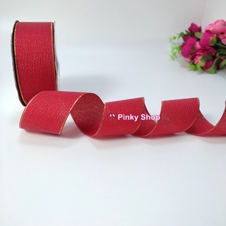 Ruy băng kim tuyến 4cm viền lấp lánh nhiều màu loại tốt gói quà, trang trí decor, phụ kiện handmade Pinky Shop