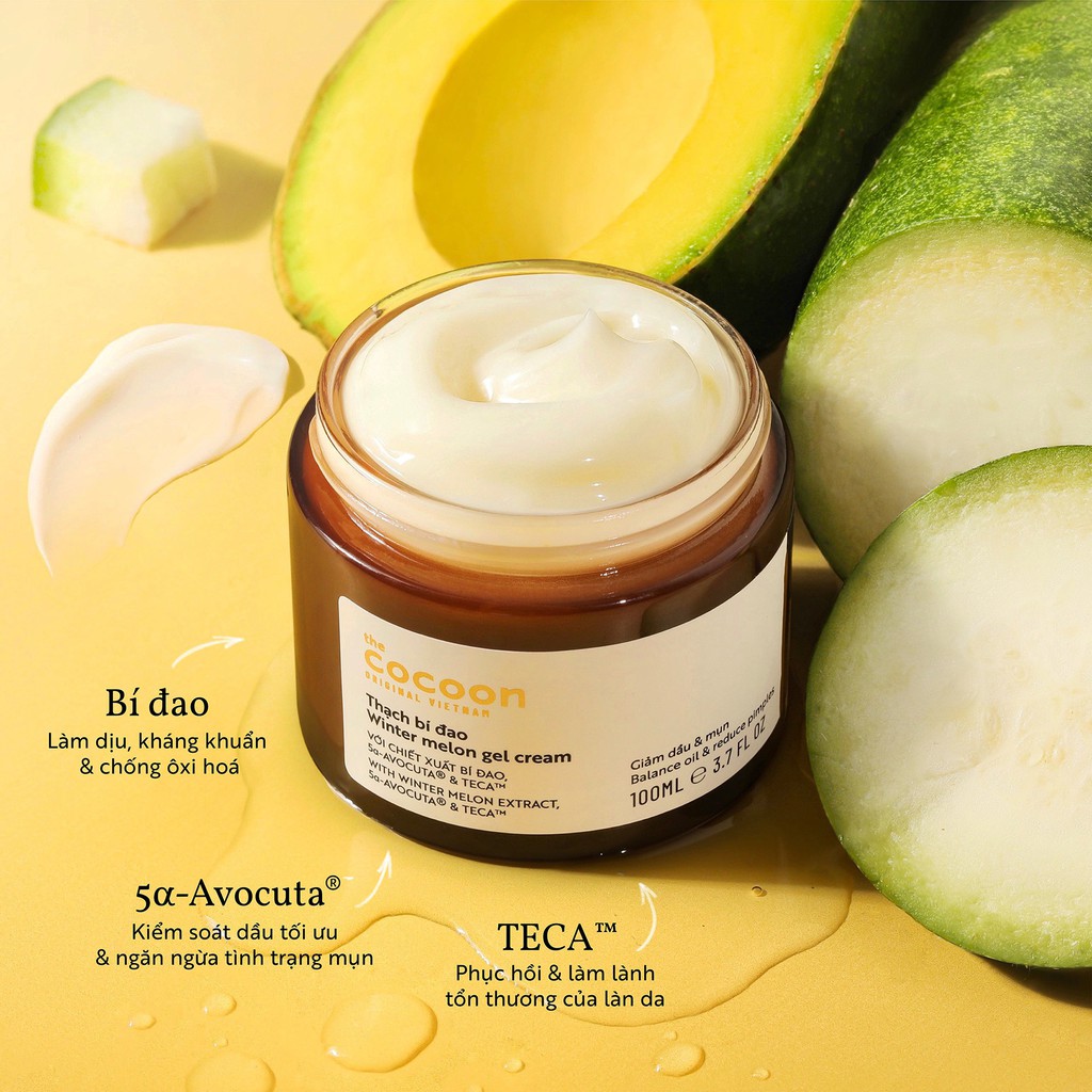 Ảnh Bigsize - Thạch Bí Đao Cocoon Cấp Ẩm Và Ngừa Mụn 100ml 3
