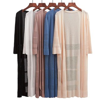 (THANH LÝ LẺ SIZE)  Áo Khoác Cardigan Len Lụa Thu Cao Cấp Mỏng Thanh Lịch Nhẹ Nhàng AL30