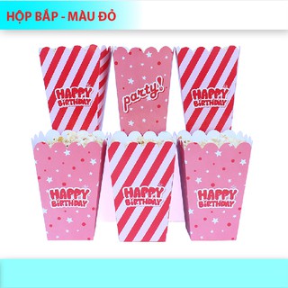 (7 Màu ) Hộp đựng bắp + tem cắm theo màu