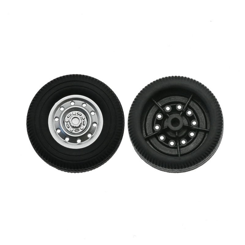 4 Bánh Xe Cao Su Lốp Lốp Lốp Cho WPL D12 Mini 1 / 16 RC Drift Xe Tải Phụ Kiện