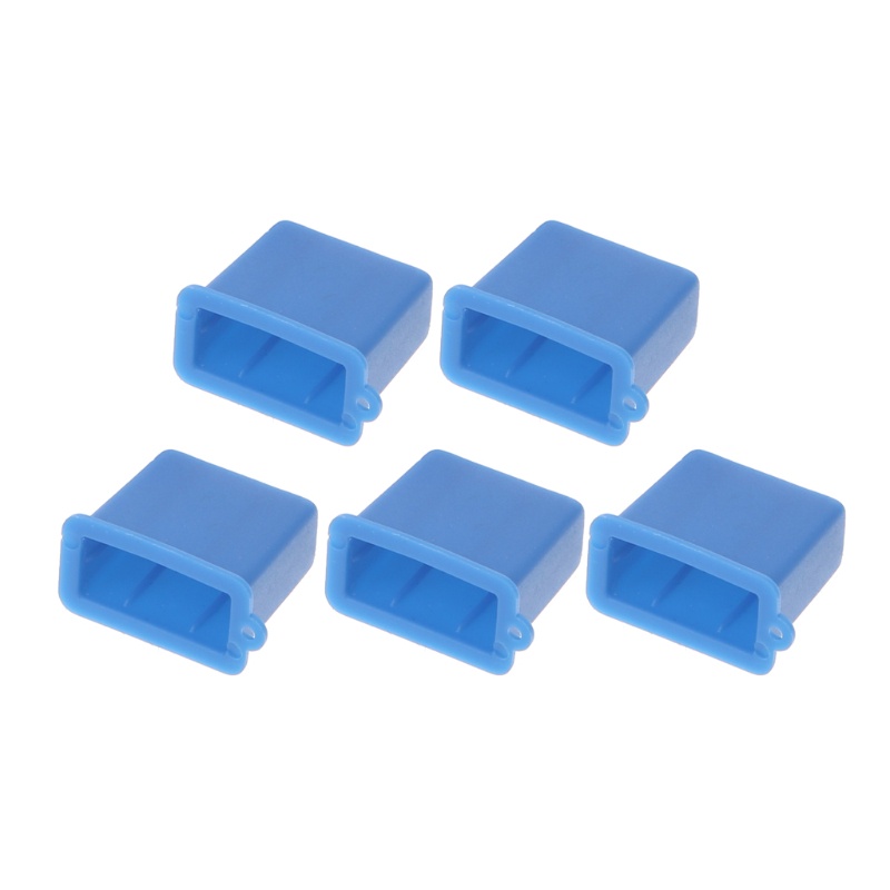 Ppy 5 Bộ USB Chống Bụi Cắm Nút Chặn Loại A Nam Nắp Bảo Vệ