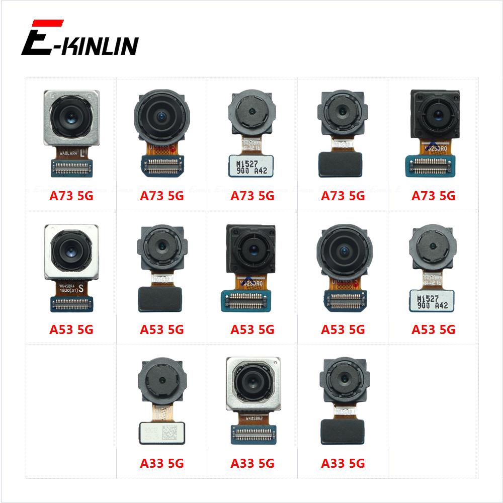Mặt Trước Selfie Mặt Sau Chính Telephoto Macro Độ Sâu Siêu Rộng Camera Cho Samsung Galaxy A33 A53 A73 5G A336 A536 A736 Cáp Mềm Thay Thế Các Bộ Phận