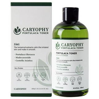Nước Hoa Hồng Caryophy 3in1 dành cho da mụn da dầu Caryophy portulaca 300ml