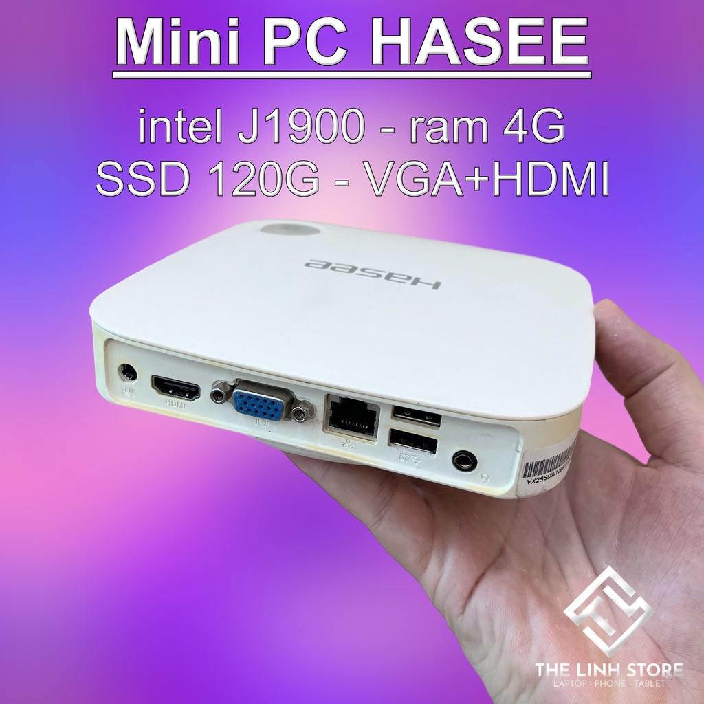 Cây máy tính mini PC mini HASSE nhỏ gọn - intel J1900 ram4G SSD120G ...