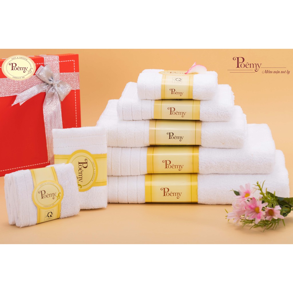 Ảnh Khăn tắm cao cấp Poêmy sọc gân KT(60x120) 3
