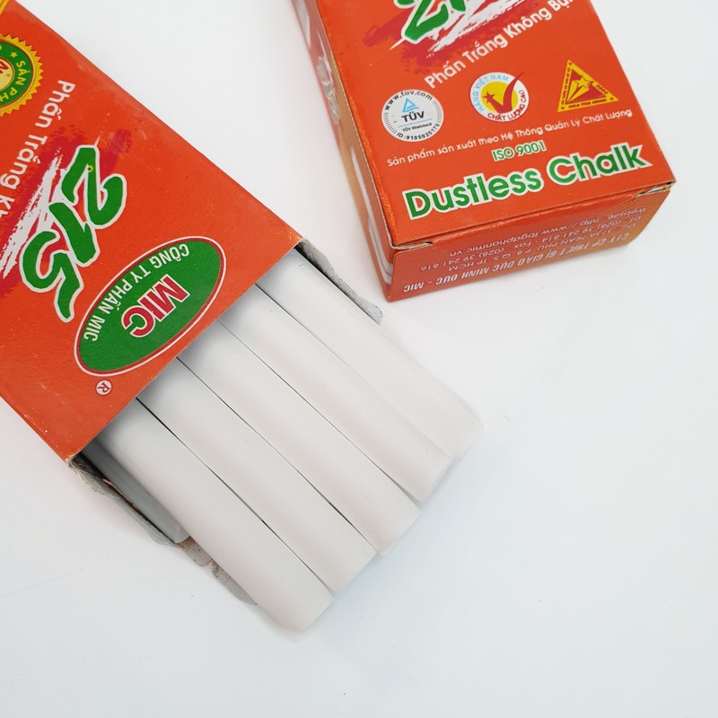 Phấn Mic Không Bụi 10 Viên Trắng , Màu | Shopee Việt Nam