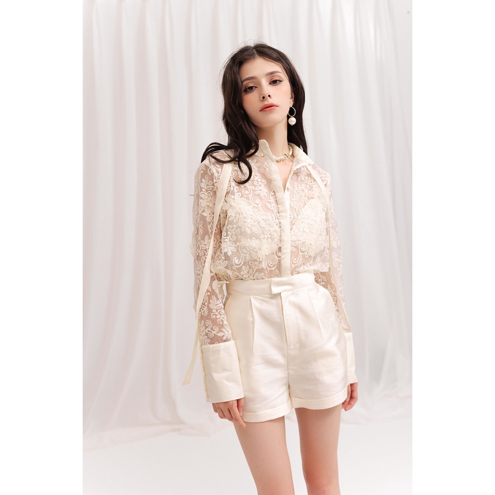 Quần Short Màu Kem Da – Thời trang nữ XIPI