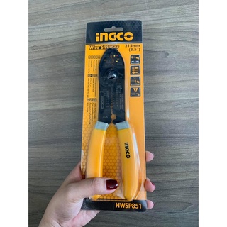ĐỒ NGHỀ INGCO Kềm tuốt dây điện đa năng 8.5"/215mm HWSP851