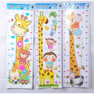 Decal dán tường đo chiều cao cho bé