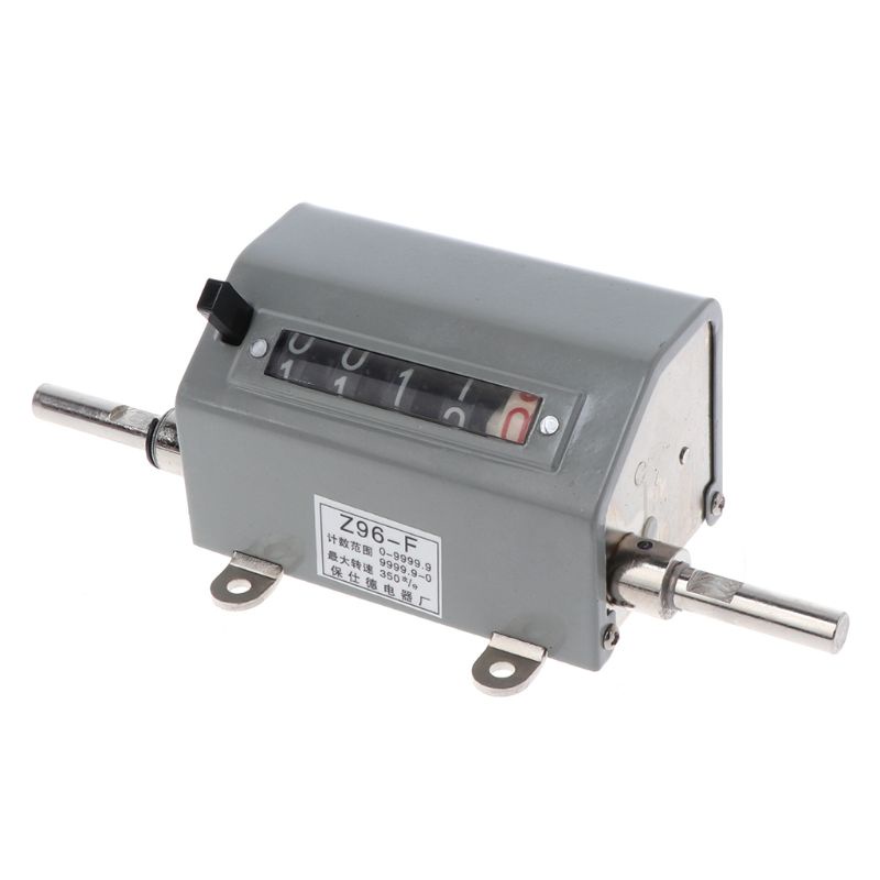 Bộ đếm chiều dài khoảng cách cơ học Z96-F hai bánh lăn 0-9999.9m