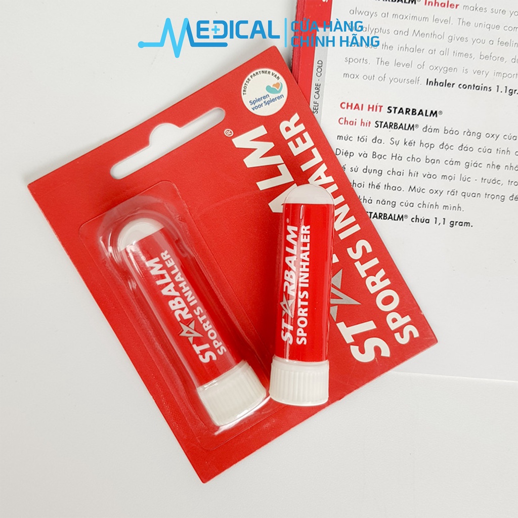 Ảnh Chai hít thông mũi STARBALM Sports khi chơi thể thao - MEDICAL 3