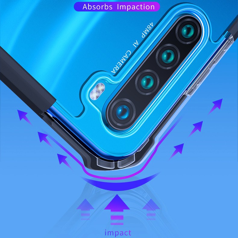 Ốp điện thoại acrylic trong suốt chống sốc cho Xiaomi Redmi Note 10 4G 5G 9 Pro Max 9S redmi note 8 Pro 7