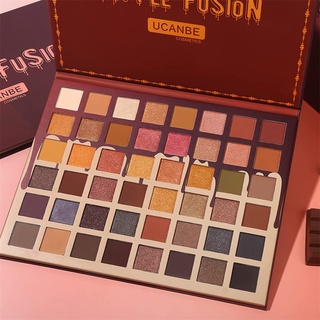 UCANBE Toffee Fusion Bảng Phấn Mắt Khỏa Thân 48 Sắc Thái Trung Tính Khỏa Thân Phấn Mắt Trang Điểm Pallet Sắc Tố Cao Mờ Lấp Lánh Shimmer Trang Điểm Bộ Dành Cho Nữ Bé Gái