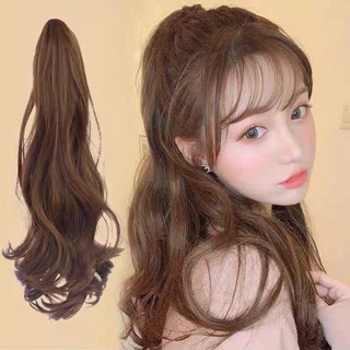 Tóc giả đuôi xoăn tự nhiên- Tóc giả cột nơ phong cách Hàn Quốc trẻ trung HaminStore
