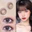 Kính Áp Tròng Hình Mặt Trăng Màu Xanh Dương 14mm Thời Trang